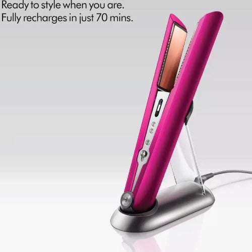 Dyson Corrale Hair Straightener - Bright Nickel / Fuchsia