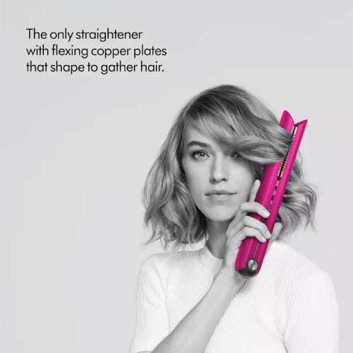 Dyson Corrale Hair Straightener - Bright Nickel / Fuchsia